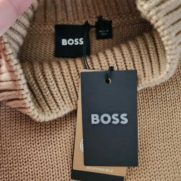 Hugo Boss Wool Signature Stripe Sweater